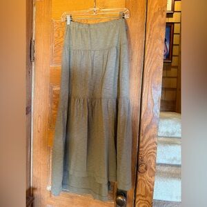 Dylan Large Brown or Sage Green Maxi Skirt